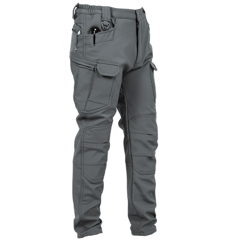 Herrkläder Archon Shark Skin Soft Shell Assault Pants Herr Förtjockade IX7 Taktiska Byxor Varma Vindtäta Vattentäta Fleece Vandringsbyxor_voghion.com