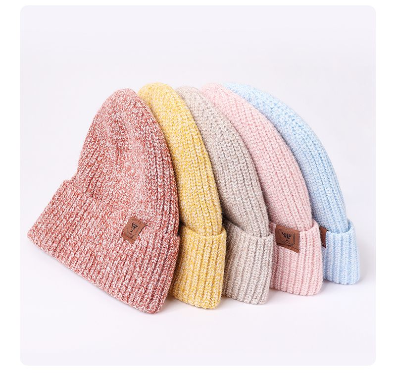 Xietu Cappello lavorato a maglia caldo in velluto artico sciolto e versatile alla moda coreana autunno/inverno da donna_voghion.com