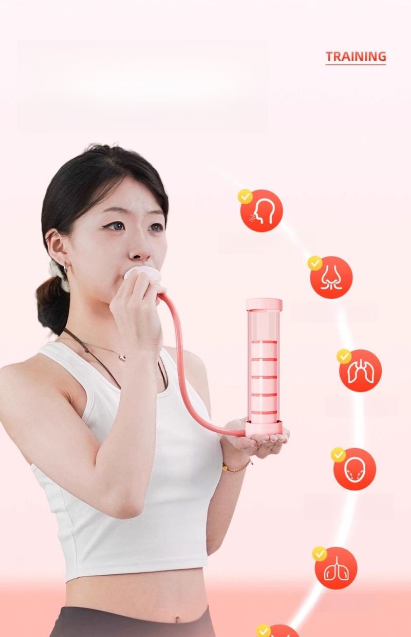 Allenatore di forza del core per la respirazione, capacità polmonare, assistenza addominale multifunzionale, esercizio yoga_voghion.com