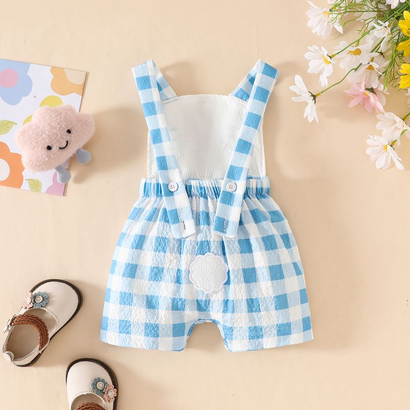 "Baby Dog Romper With Suspenders – Adorable Animal Print One-Piece – Soft Cotton (0-24M)"_voghion.com