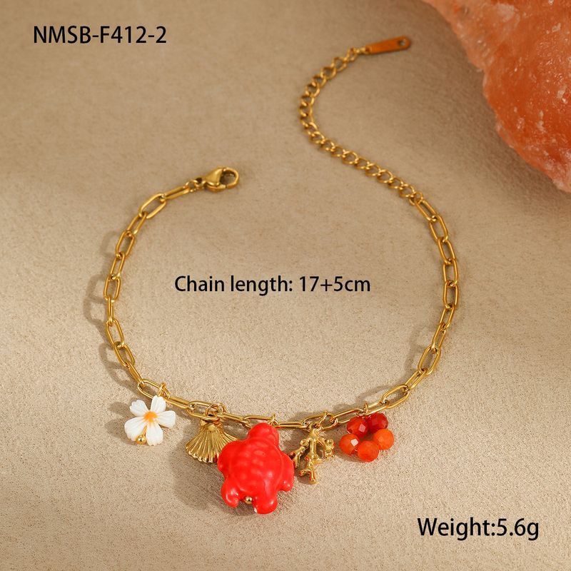 Charme armbanden ketting sieraden oceaan stijl vakantie strand wind kwast zeester schelp hanger ketting_voghion.com