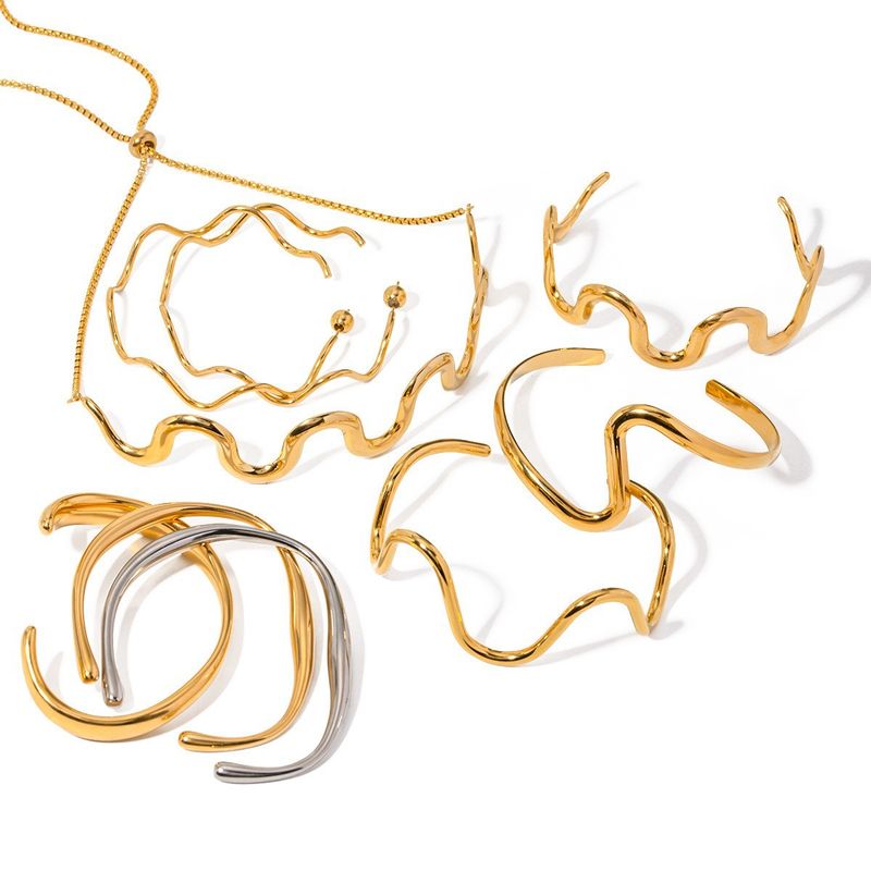 Collana da donna in acciaio inossidabile con ciondolo geometrico a forma di sole, catena a strati, ipoallergenica, resistente, alla moda, per donne_voghion.com