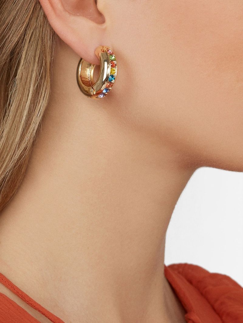 Damen-Schmuckset, modisch, heiße Verkäufe, vielseitige, modische, runde Diamantohrringe, einfache Persönlichkeit, Trend-Ohrringe für Frauen_voghion.com