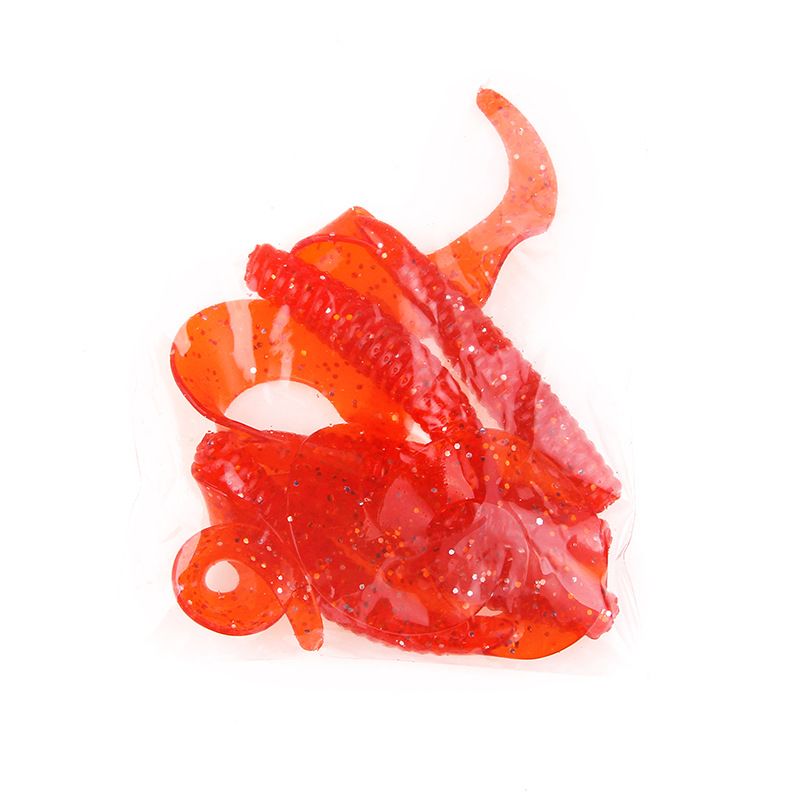 Új csalicsalik göndörfarkú halcsali 4.2g/8cm szilikon puha csali csali utánzó halcsali 5/10_voghion.com