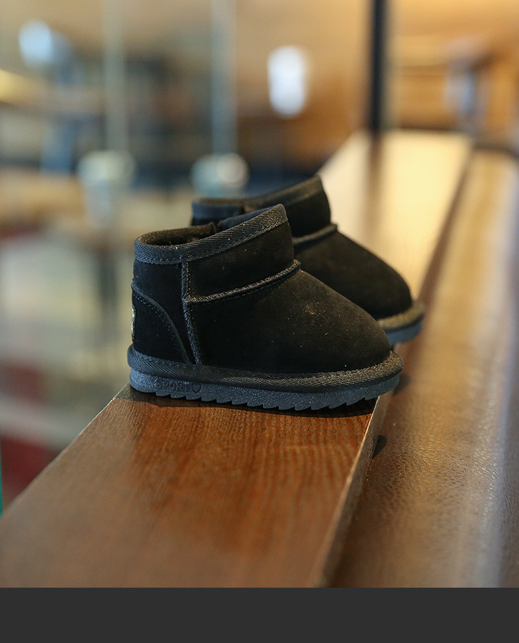 Vauvan lumisaappaat Talvi Fleece Lämpimät Vauvan Kengät Lasten Talvikengät Naisten Pehmeäpohjaiset Taaperoiden kengät Miesten Vauvan Kengät_voghion.com