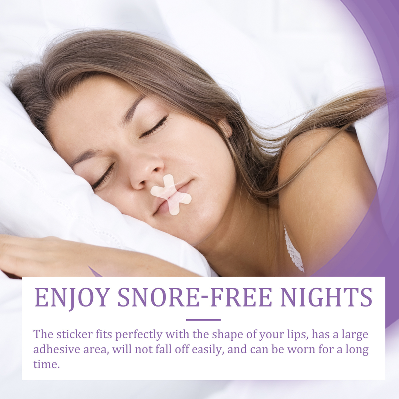 Anti Snorking Munntape Forbedre søvn Bedre Nesehjelp Pustekorreksjon Bærbar Nattsovende Lepper Orthosis Health Care_voghion.com