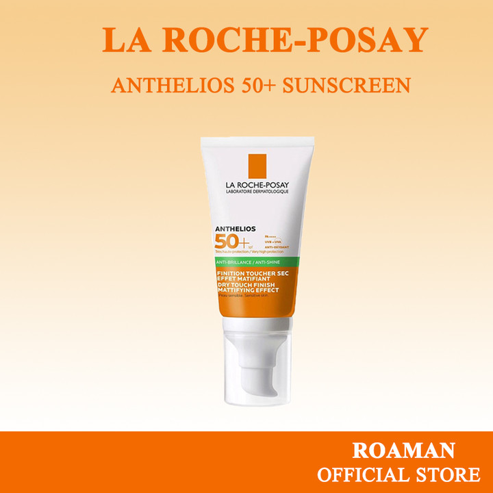 La Roche-Posay Anthelios voděodolný krém SPF50+ bez oleje proti stárnutí a pocení hydratační opalovací krém na obličej vhodný pro_voghion.com