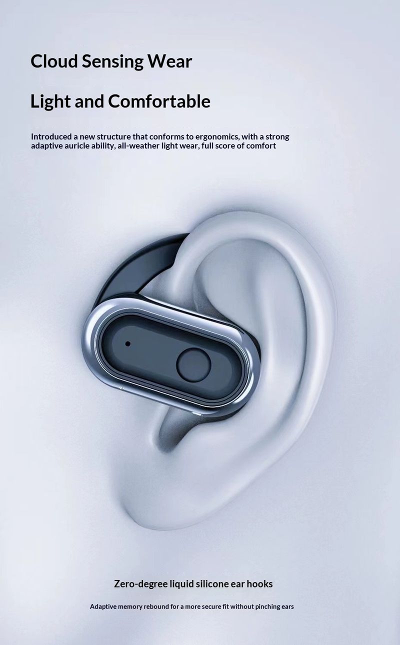 NeoGear True Wireless Bluetooth-Ohrhörer OWS Over-Ear (nicht im Ohr) mit intelligenter Touch-Steuerung, ultraleicht, für zwei Ohrhörer, IPX7 wasserdicht_voghion.com