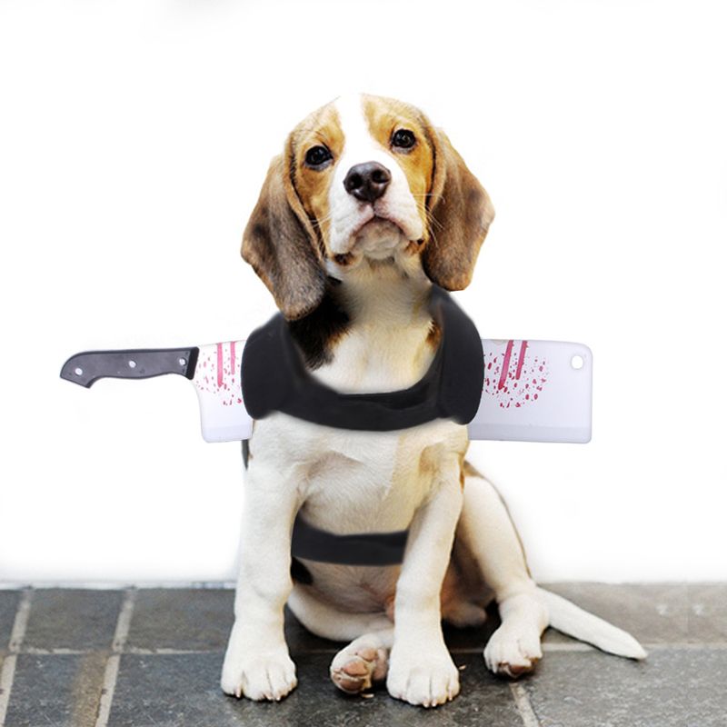 Decorazione per animali domestici di Halloween, vestiti creativi e divertenti, costume da trasformazione per gatti e cani di piccola taglia_voghion.com