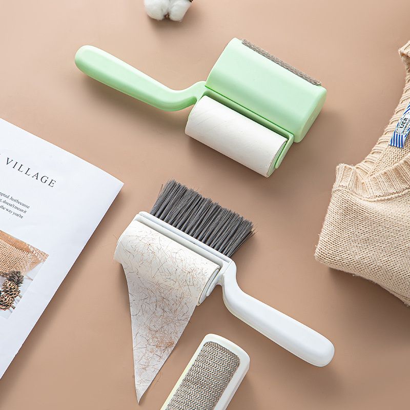 3 w 1 Magiczna szczotka do prania Wielofunkcyjne narzędzia czyszczące Zmywalny gadżet do usuwania sierści zwierząt domowych Odłączane akcesoria do sypialni_voghion.com