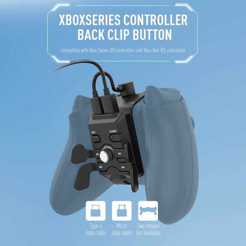 Van toepassing op serie-uitbreiding op de achterkant, Xbox X/S-controller met extra functieknoppen_voghion.com