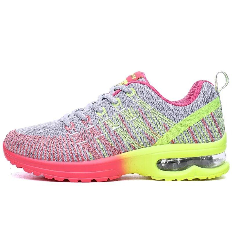 Corsa per le donne Scarpe da ginnastica da jogging elastiche per esterni con cuscino d'aria Scarpe sportive da tennis_voghion.com