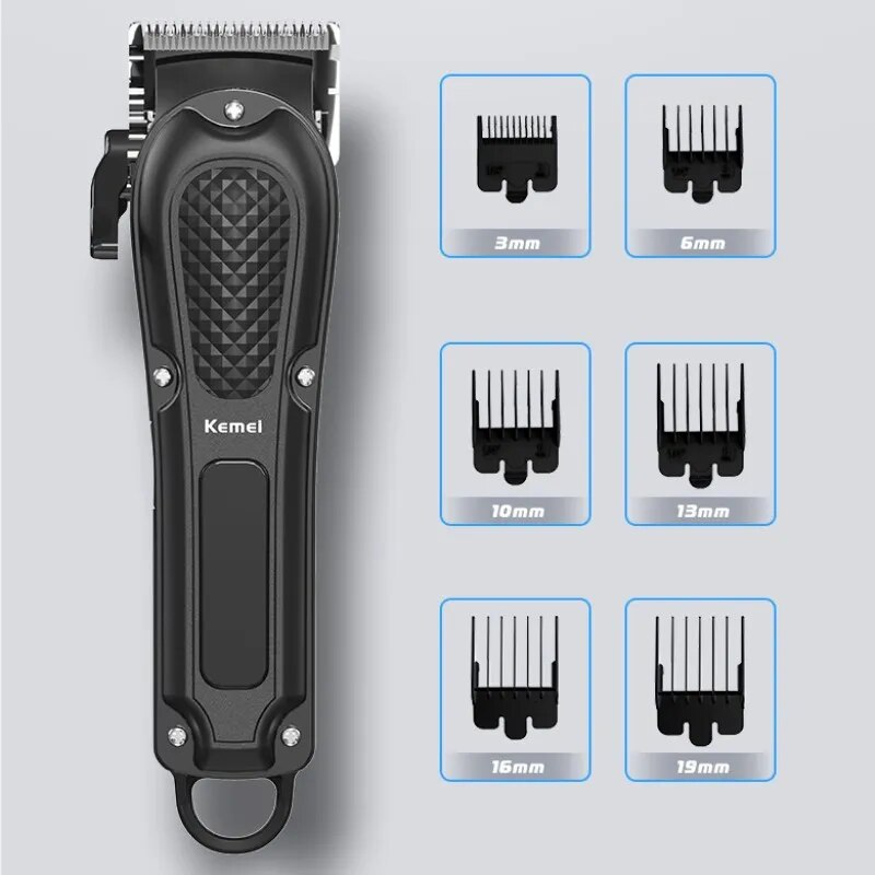 Kemei KM-1071 Elektrische Tondeuse UBS Oplaadbare Draadloze Baardtrimmer Mannen Krachtige Elektrische Tondeuse Trimmen Tool_voghion.com