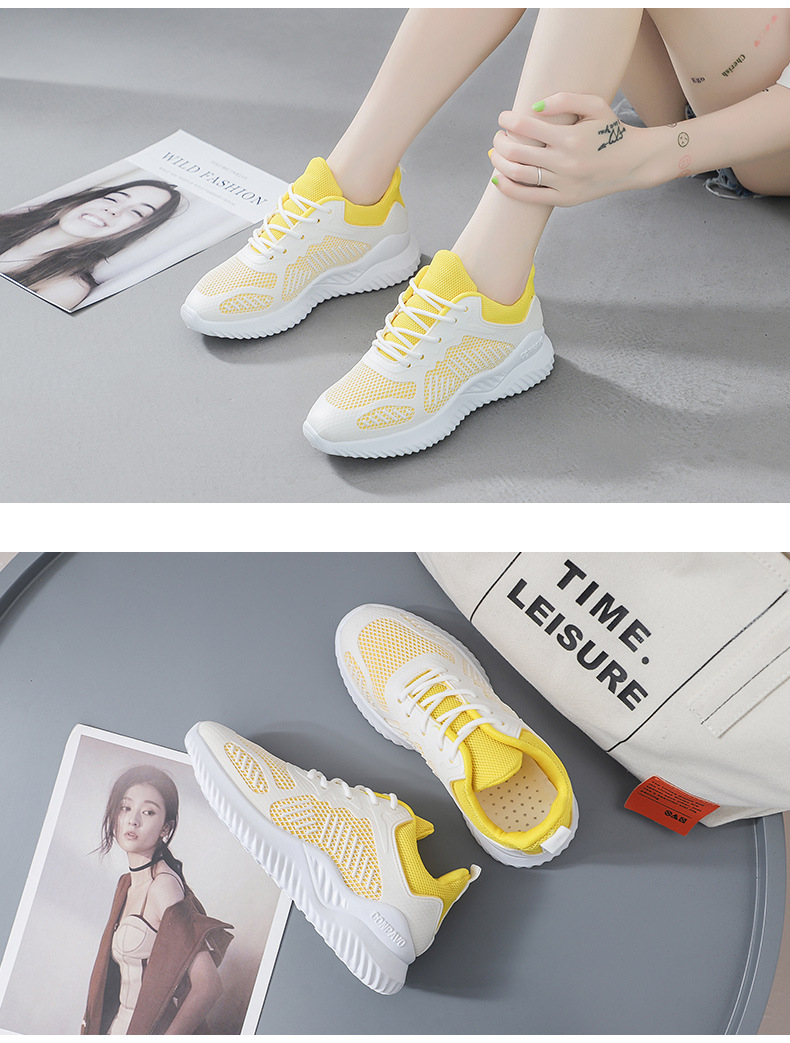 2024 Autunno/estate Nuovo Sport Alpha Coconut Running Versatile Casual Single Mesh Scarpe Donna A005_voghion.com