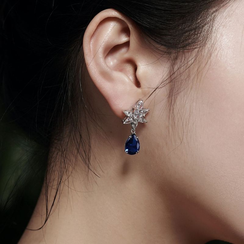 Set di gioielli pregiati in argento sterling 925, anello Paraiba, orecchini, collana, smeraldo, zircone, gioielli di alta gamma_voghion.com