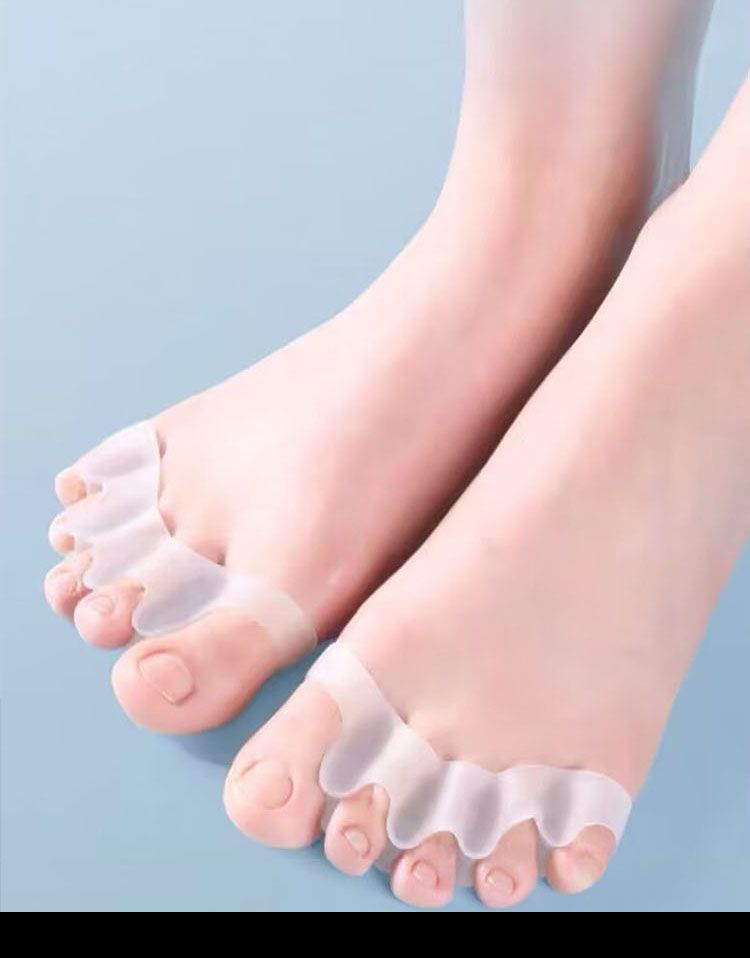 Separatore dita in silicone da 2 pezzi, dita dei piedi, divaricatore dita, alluce valgo, correttore di dita dei piedi, separatore di dita_voghion.com