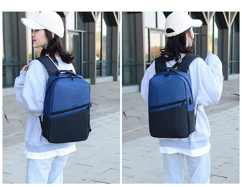 New Fashionable Three Piece Student Backpack, Men's Backpack, Korean Version Leisure Bag, Computer Bag_voghion.com