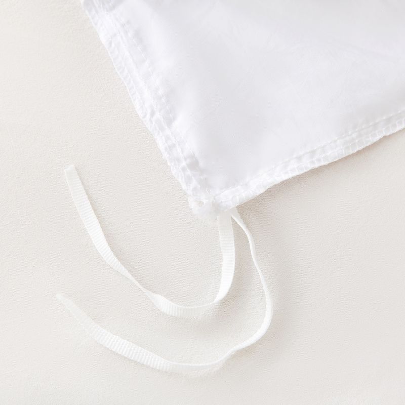 Weißes marokkanisches Bettbezug-Set mit getuftetem Blumenmuster – 3-teilige Luxusbettwäsche (weiche und atmungsaktive King-/Queen-Size-Bettwäsche, knitterfrei, Hotelkollektionsstil)_voghion.com