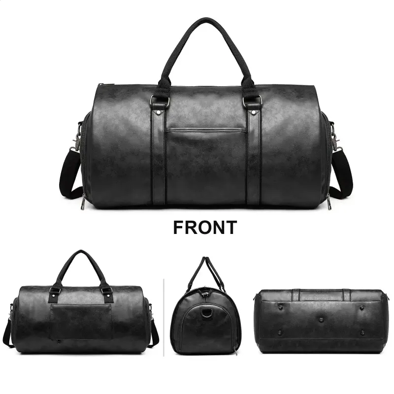 Buylor Folding Suit Travel Men Business Carrying Garment Large Capacity Storage Carry On Clothes Bag With Shoe Pouch_voghion.com