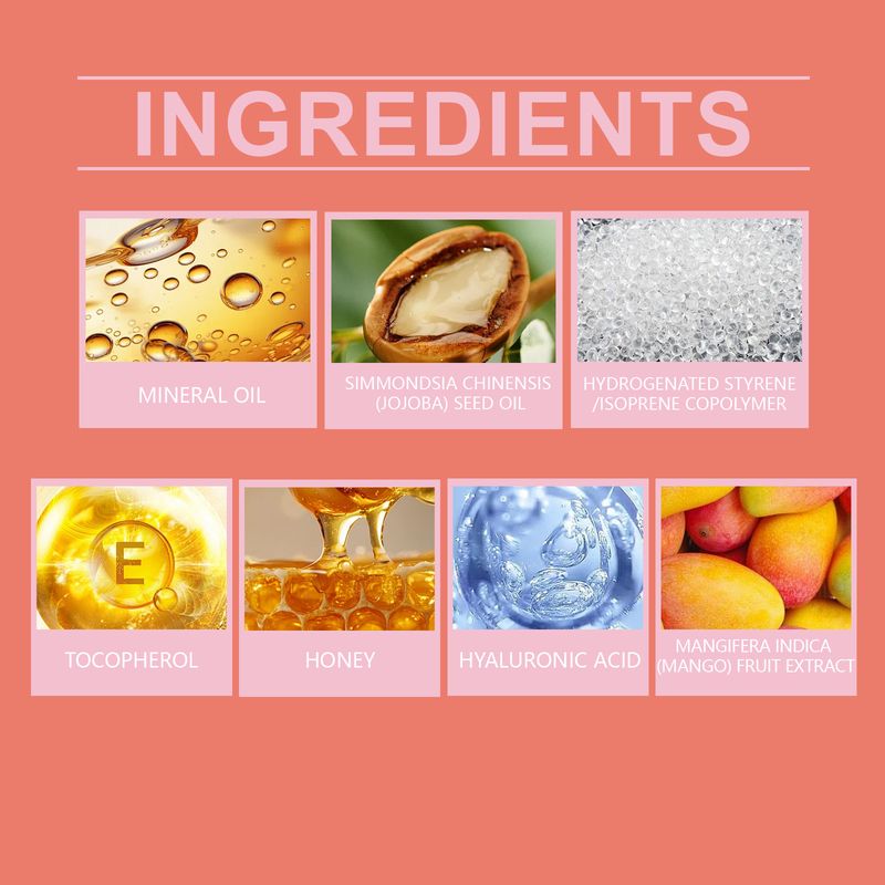 EELHOE Mango Flavor Moisturizing Lip Oil, Daily Nourishes Lips, Enhances Shine, Moistens Non-Sticky Moisturizing Treatment_voghion.com