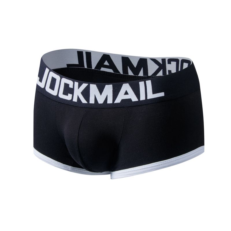 Cuecas masculinas de algodão puro, cuecas boxer masculinas sensuais, calças sensuais_voghion.com
