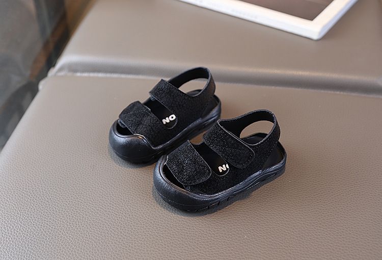 Kinderschuhe Sommer Sandalen mit weicher Sohle für Babys und Kleinkinder Geschlossene Zehen Strandschuhe Klettverschluss Kleinkinderschuhe_voghion.com
