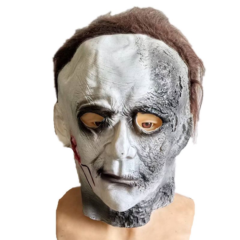 Halloween Horror Michael Myers Moonlight COS Costume Performance Prop Mask_voghion.com
