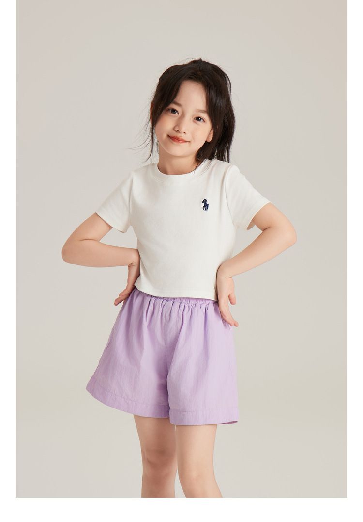 Kinderkleidung, neue Sommer-Shorts, einfarbig, atmungsaktiv, bequem, lässig, vielseitig, schnelltrocknend_voghion.com