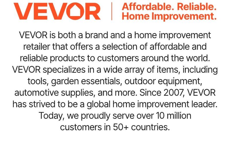 VEVOR Retractable Extension Cord Reel Power Cord Reel 80FT 12AWG/3C SJTOW_voghion.com