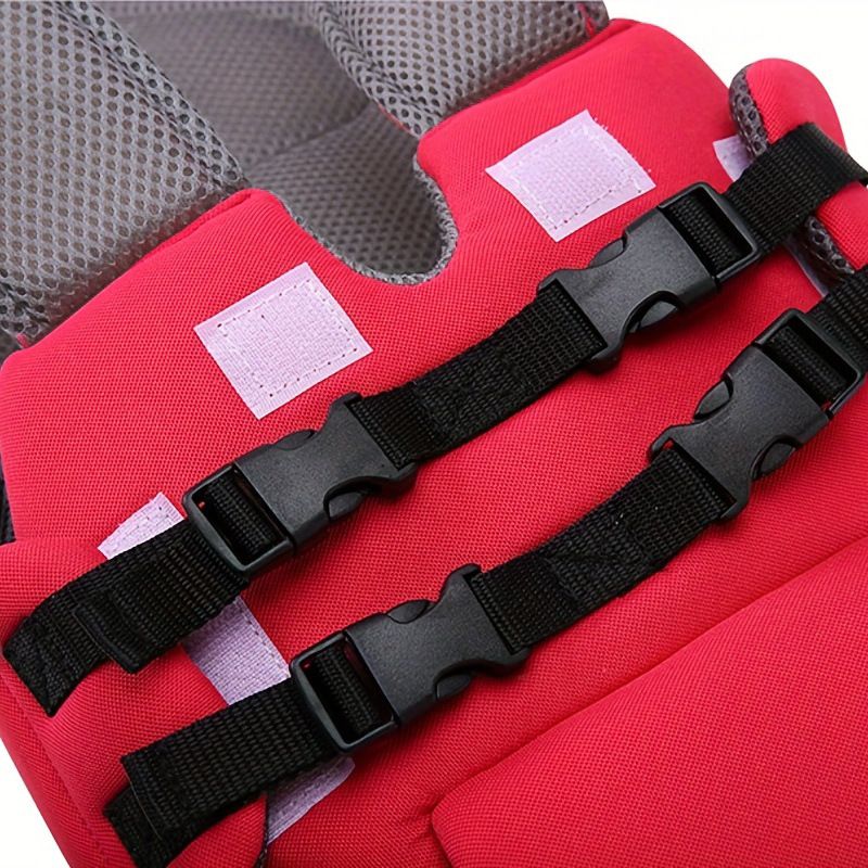 Mother & Kids Cybee Baby Carrier With Waist Stool, Large Breathable Pockets, Ergonomic Design For 0-3 Years, Max 20kg, Red/Blue (Color Options)_voghion.com