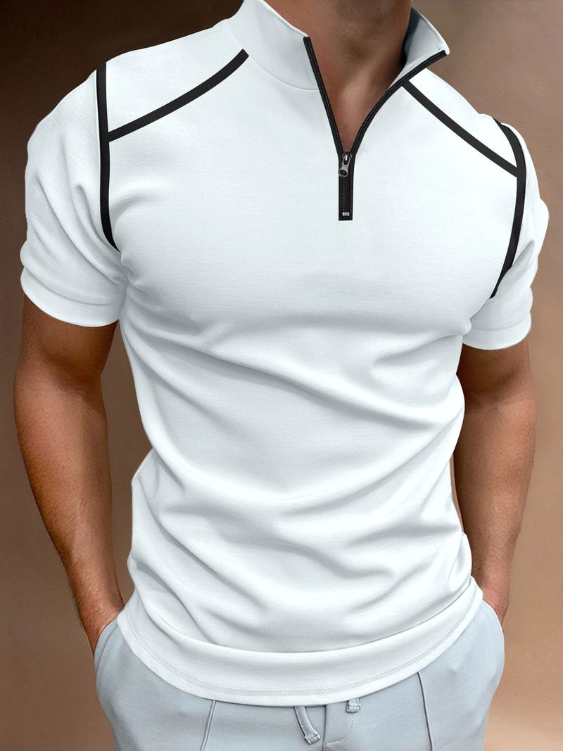Men's Clothing Spring And Summer Fashion Henry Polo Shirt_voghion.com