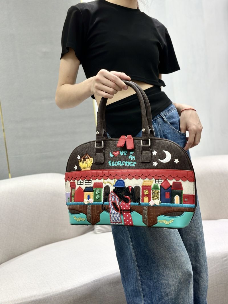 Damentaschen Hochwertige Temperamenthandtaschen für Frauen Neue Nähte Stickerei Damentaschen Große Kapazität Muscheltaschen Umhängetaschen_voghion.com