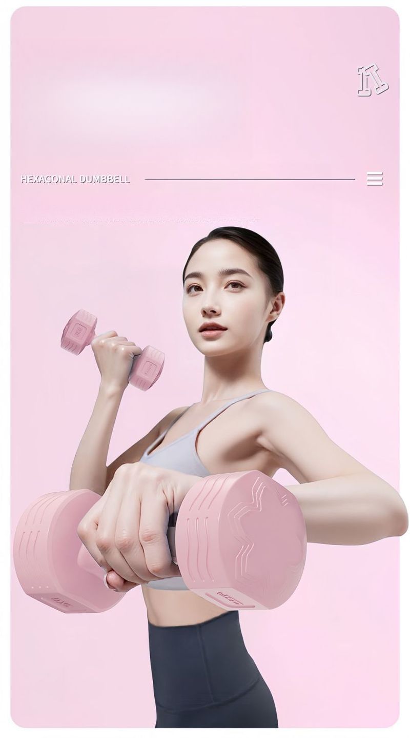 New Wom Fitness Home Exercise Eco-fridly Childr's Yoga Kettlebell Style Weight Loss Small Colorful Dumbbells For_voghion.com