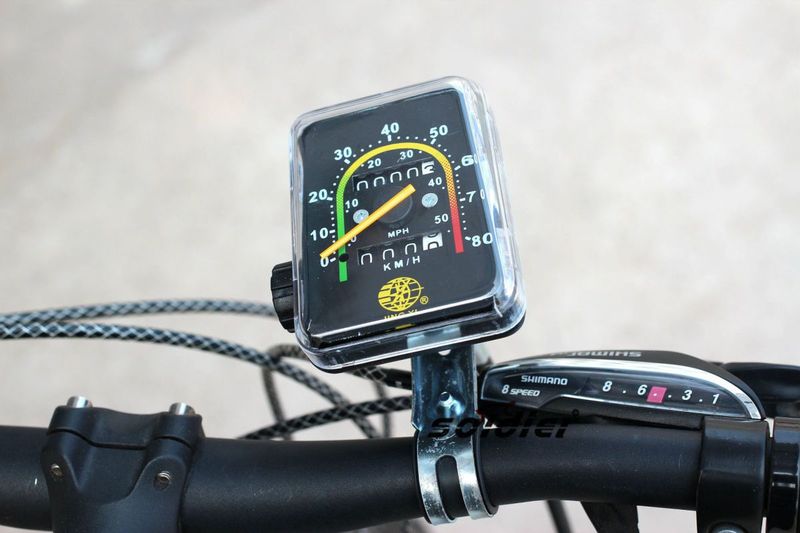 Bicycle Three-in-One Mountain Bike Mechanical Speedometer Speed Display Odometer Counter_voghion.com