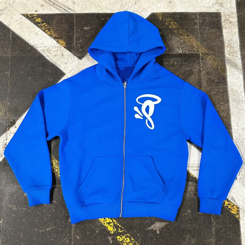 Y2K Retro Letter Print Hoodie – Oversized Fleece-Lined Zip-Up Unisex Streetwear (S-XXXL, Polyester, Vintage Aesthetic, 90s Nostalgia)_voghion.com