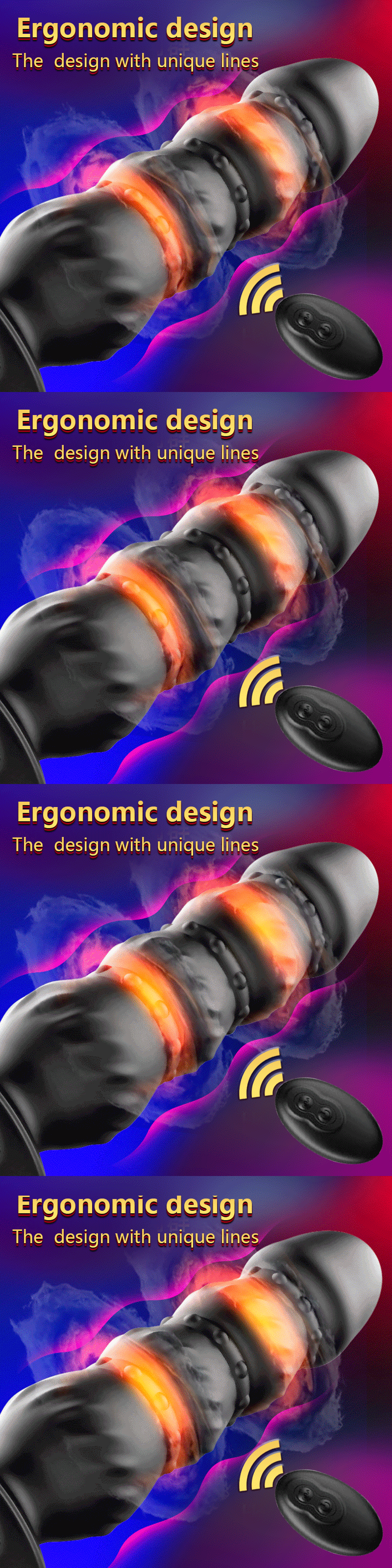 Bantu Seks Alat Anal Vibrator Pemijat Prostat Pria, Dildo untuk Wanita Alat Stimulasi Vibrator Remo_voghion.com