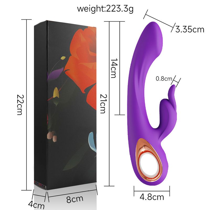 Weibliche G-punkt Starke Vibration Silikon Kaninchen Dual Vibration Massage AV Masturbator Erwachsene Produkte Heißer Verkäufer_voghion.com
