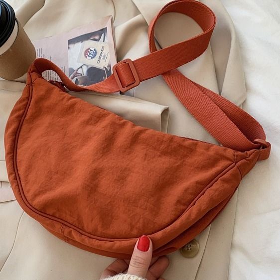 Nuova borsa a tracolla da donna, alla moda, casual, in nylon, versatile, leggera, piccola, in tessuto._voghion.com