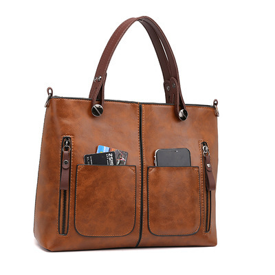 Borsa a tracolla semplice e capiente da donna, nuova moda 2024_voghion.com