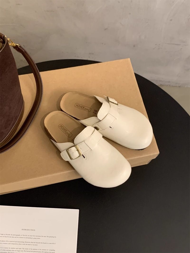 Zapatos de plataforma para mujer 2025, nuevos zapatos de estilo francés, cerrados, planos, informales y cómodos._voghion.com
