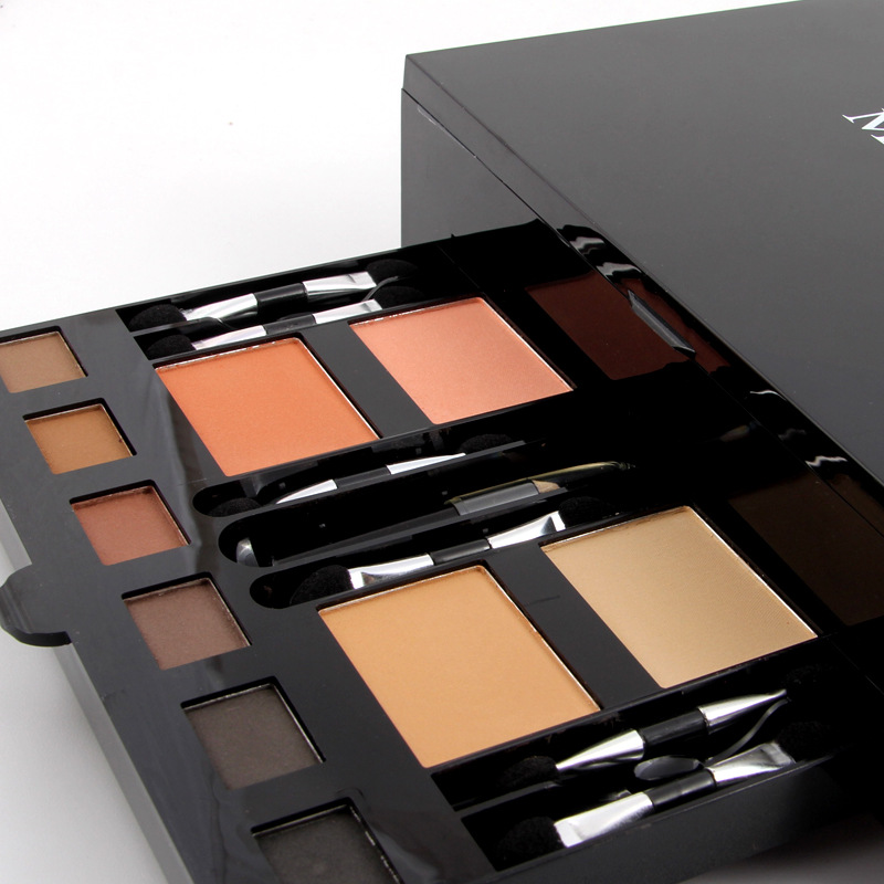 MISS ROSE 180 Color Piano Box Eye Shadow Blush Contour Set Makeup Palette Kosmetisk boks_voghion.com