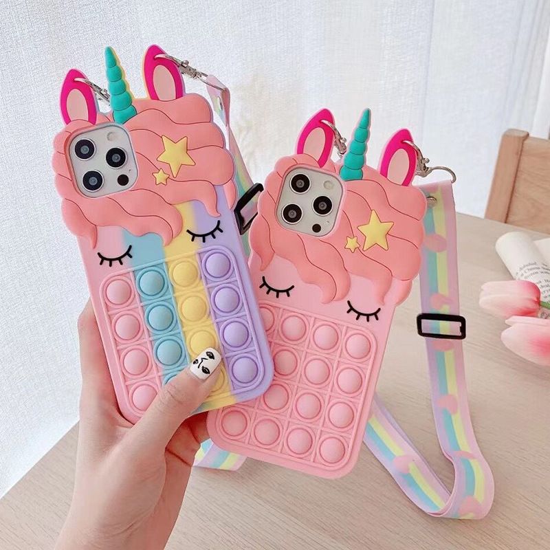 Raibow Layard 3D Uicor Suitable For IPhoe 12 Phoe Case, Iphone 11 Rodet Killer Silicoe XR Eyelash Horse_voghion.com