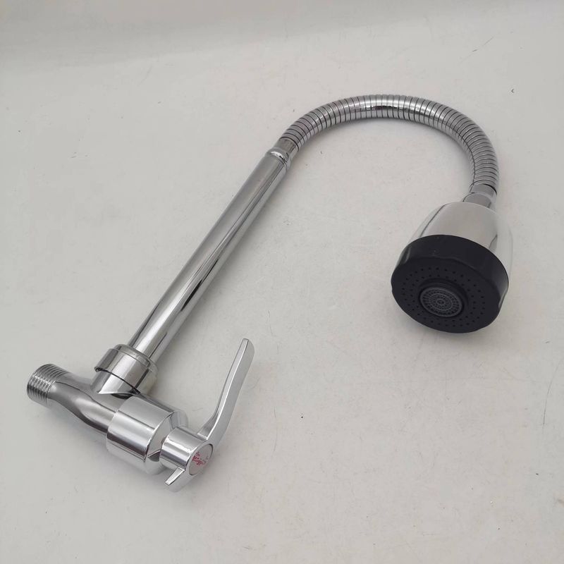 Rubinetto a parete, rubinetto universale per lavello da cucina, lavello da cucina in acciaio inox, rubinetto per balcone e bagno_voghion.com