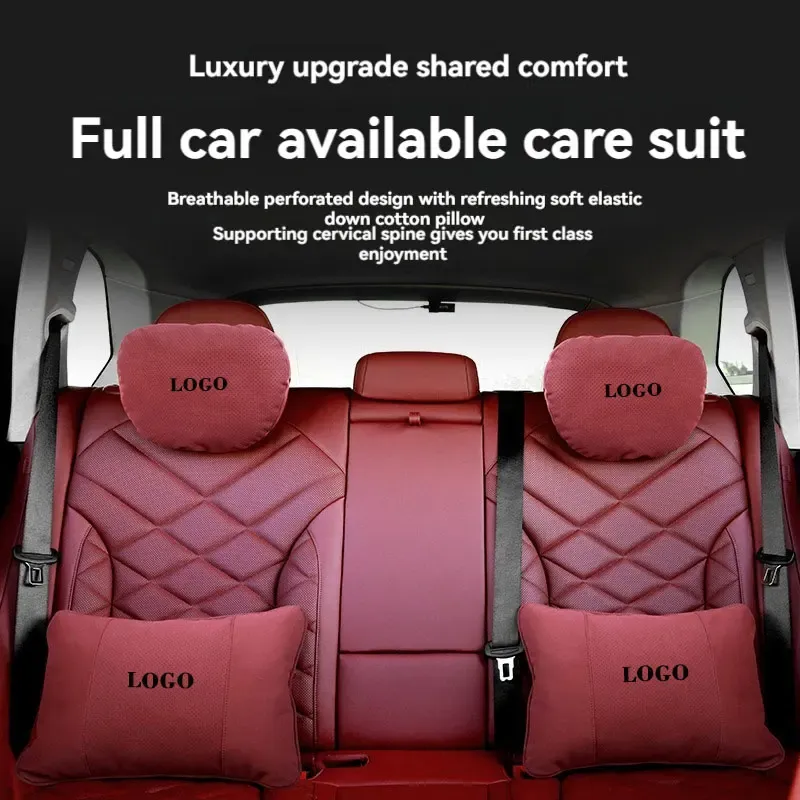 Cuscino di supporto lombare per poggiatesta e collo regolabile a livello S per auto VW R_voghion.com