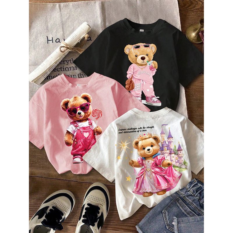 Dječja odjeća Dječja odjeća Majice kratkih rukava za srednje i velike dječake i djevojčice Majice_voghion.com