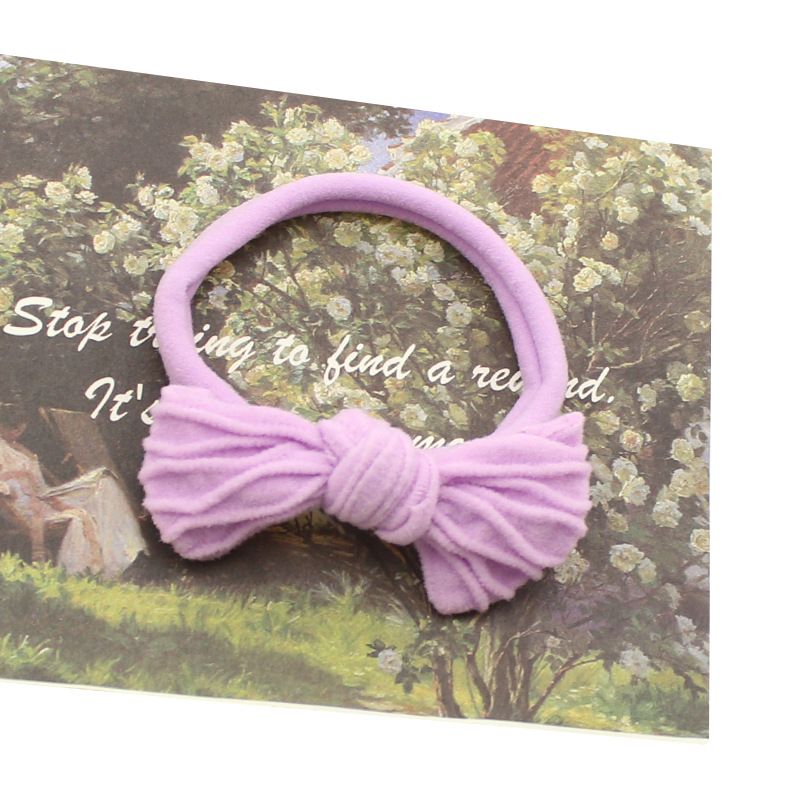 Candy Color Towel Tie Mesh Knot 2025 New Colorful Hair Bands Butterfly Red Elastic Band For Ladies_voghion.com