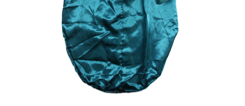 Satin Langrohr Nachtmütze Neue Schleife Knoten Turban Kappe Satin Dauerwelle Hut Große Größe Multicolor Einstellbar_voghion.com
