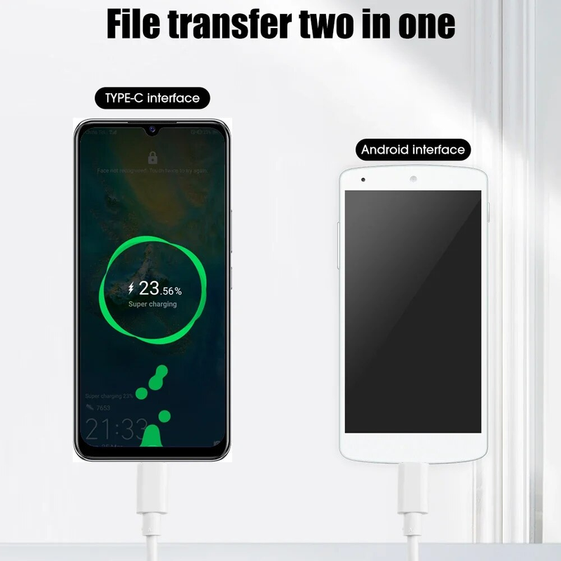 5A Fast Charging Data Cable Type C To Micro USB Male Quick Charger Adapter For Huawei Samsung Xiaomi_voghion.com