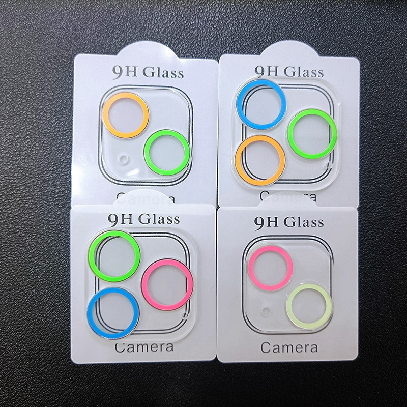 Leuchtender Kameraobjektiv-Glas-Displayschutz für iPhone 14 Plus 13 11 Pro Max 12 Mini 14Pro IPhone14 Displayschutzfolie_voghion.com