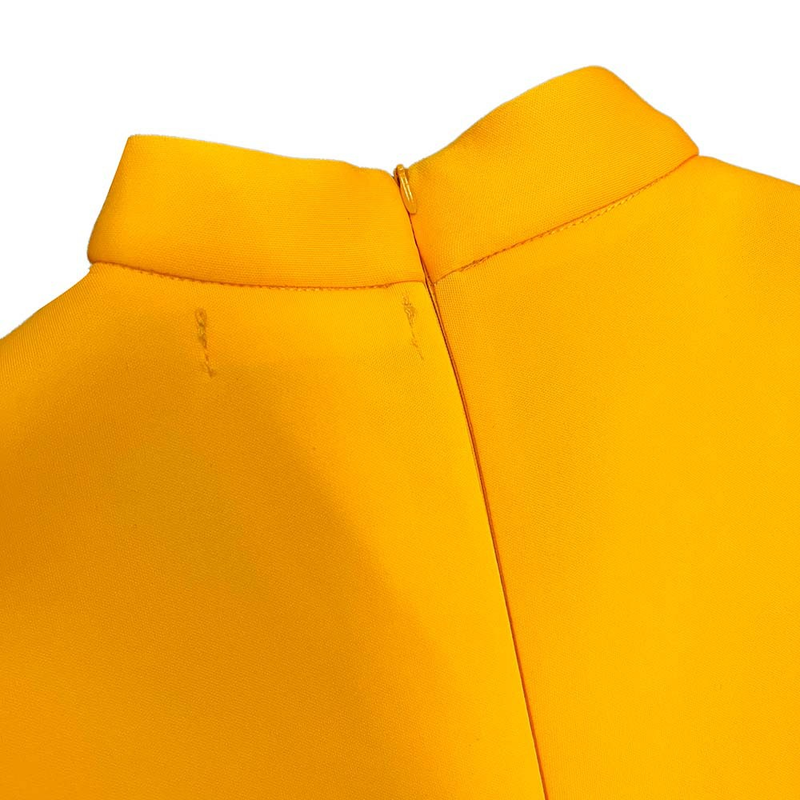 Rochie de banchet pentru femei de marime mare de vara nou bowknot doamnelor de culoare solida fusta cu maneca scurta _voghion.com